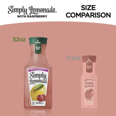 Simply Lemonade Juice All Natural With Raspberry - 52 Fl. Oz. - Image 5