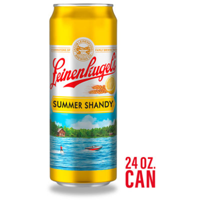 Leinenkugel S Craft Beer Summer Shandy 4 2 Abv Cans 24 Fl Oz Albertsons