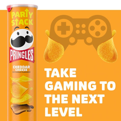 Pringles Potato Crisps Chips Cheddar Cheese Lunch Snacks - 7.1 Oz - Image 4