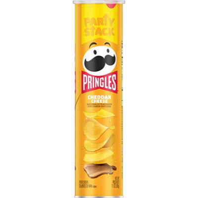 Pringles Potato Crisps Chips Cheddar Cheese Lunch Snacks - 7.1 Oz - Image 5