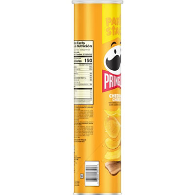Pringles Potato Crisps Chips Cheddar Cheese Lunch Snacks - 7.1 Oz - Image 6
