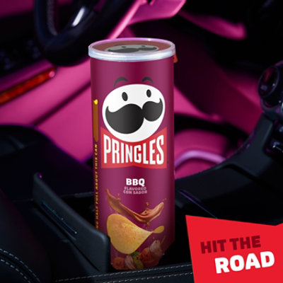 Pringles Potato Crisps Chips BBQ Lunch Snacks - 7.1 Oz - Image 4