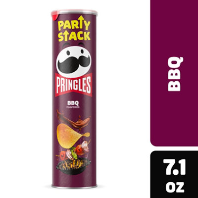 Pringles Potato Crisps Chips Lunch Snacks BBQ - 7.1 Oz - Safeway