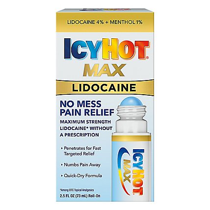 Icy Hot Roll On No Mess W Lidocaine - 2.5 Fl. Oz. - Image 3