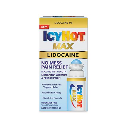 Icy Hot Roll On No Mess W Lidocaine - 2.5 Fl. Oz. - Image 2