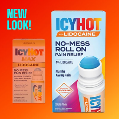 Icy Hot Roll On No Mess W Lidocaine - 2.5 Fl. Oz. - Image 3