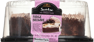 Ice Cream Cake Fudge Brownie - Each - Image 2