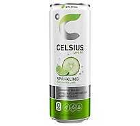 CELSIUS Fitness Drink Naturals Sparkling Cucumber Lime Can - 12 Fl. Oz.