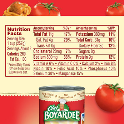 Chef Boyardee Spaghetti And Meatballs - 4-14.5 Oz - Image 4