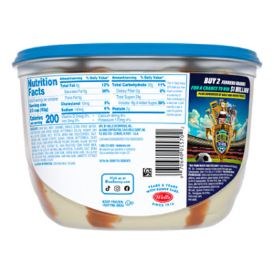 Blue Bunny Caramel Butter Pecan Praline Ice Cream - 46 Fl. Oz. - Image 4