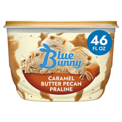 Blue Bunny Caramel Butter Pecan Praline Frozen Dessert - 46 Fl. Oz.