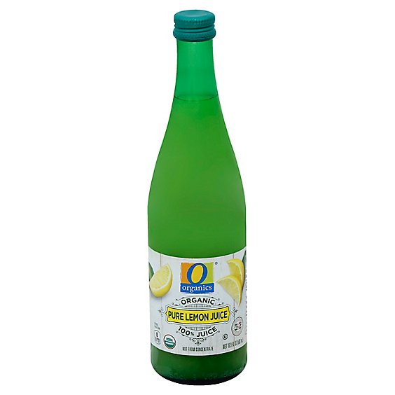 O Organics Organic Pure 100% Juice Lemon - 16.9 Fl. Oz.