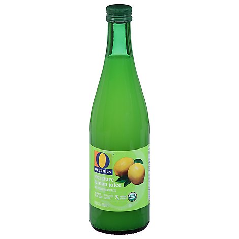 O Organics Organic Juice Lemon Pure 100% - 16.9 Fl. Oz.