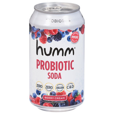 Humm Berry Cream Probiotic Soda - 12 Fl. Oz. - Image 3