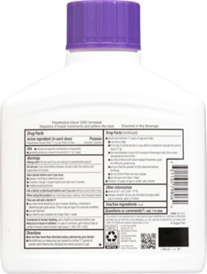 Signature Select/Care ClearLax Powder For Solution Polyethylene Glycol 3350 Osmotic Laxative - 26.9 Oz - Image 5