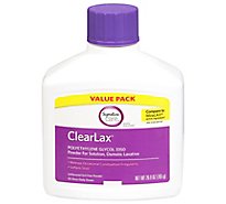 Signature Care ClearLax Powder For Solution Polyethylene Glycol 3350 Osmotic Laxative - 26.9 Oz