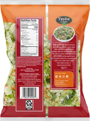 Taylor Farms Southwest Family Size Chopped Salad Kit Bag - 23.4 Oz - Image 6