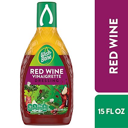 Wish-Bone Red Wine Vinaigrette Dressing - 15 Fl. Oz. - Image 2