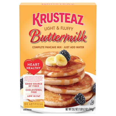 Krusteaz Heart Healthy Buttermilk Pancake Mix - 25.2 Oz - Image 1