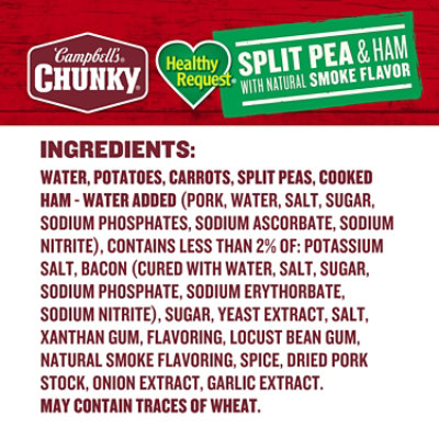 Campbell's Chunky Healthy Request Split Pea Soup With Ham - 19 Oz - Image 5