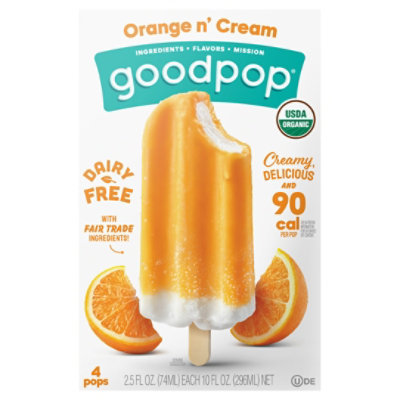 GoodPop Pops Orange N Cream - 4-2.5 Fl. Oz. - Image 1