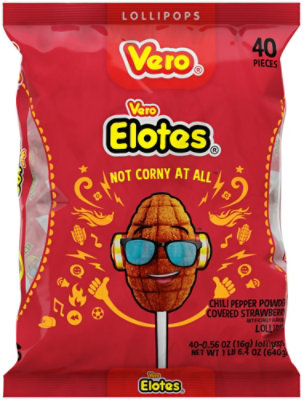 Vero Lollipops Elotes 40 Count - 22.4 Oz - Image 1