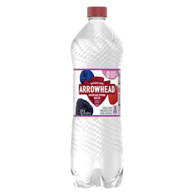 Arrowhead Spring Water Mountain Sparkling Triple Berry - 33.8 Fl. Oz.