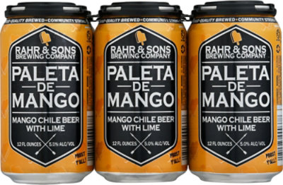 Rahr Paleta De Mango 6pk In Cans - 6-12 Fl. Oz. - Image 2