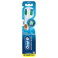 Oral-B Toothbrush Bacteria Blast Soft - 2 Count - Image 2