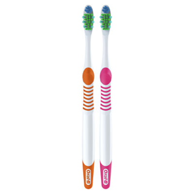 Oral-B Toothbrush Bacteria Blast Soft - 2 Count - Image 2