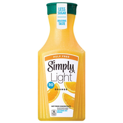 Simply Orange Light Juice Pulp Free - 52 Fl Oz - Image 1