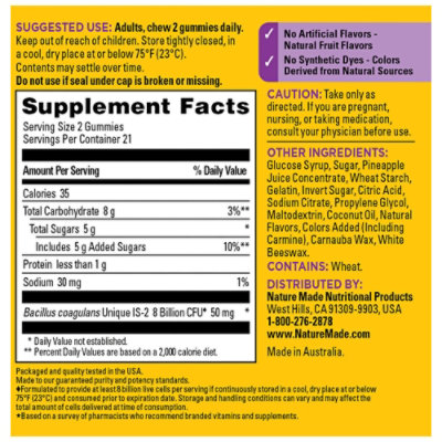 Nature Made Dig Probiotics Us Gum - 42 Count - Image 3