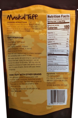 Maskal Teff Grain Teff Brown - 16 Oz - Image 3