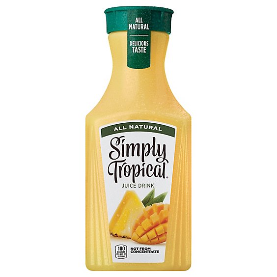 Simply Tropical Juice All Natural - 52 Fl. Oz.