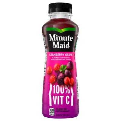 Minute Maid Juice Cranberry Grape - 12 Fl. Oz.