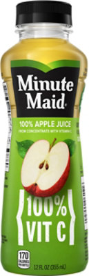 Minute Maid Juice To Go Apple - 12 Fl. Oz.