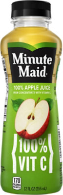 Minute Maid Juice To Go Apple - 12 Fl. Oz.