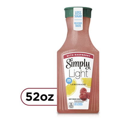 Simply Lemonade Light Juice With Raspberry - 52 Fl. Oz. - Image 1