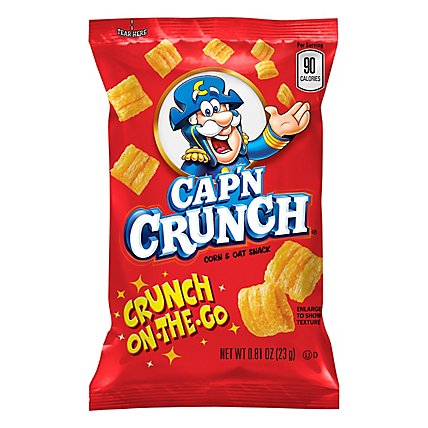 Capn Crunch Crunch On The Go Sweetened Corn Cereal Oat Pouch - 0.81 Oz - Image 3