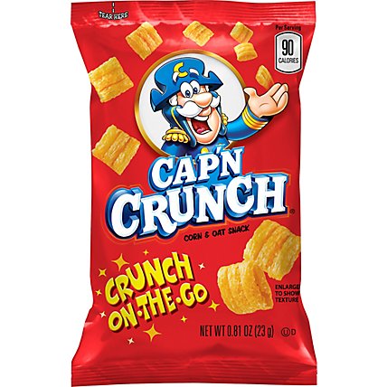 Capn Crunch Crunch On The Go Sweetened Corn Cereal Oat Pouch - 0.81 Oz - Image 2