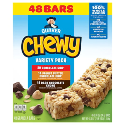  Quaker Chewy Variety Pack Granola Bars - 40.6 Oz 