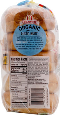 Oroweat Organic Bagels Rustic 5 Count - 13 Oz - Image 3