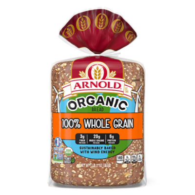 Arnold Organic 100% Whole Grain Bread - 27 Oz - Image 1