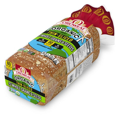 Oroweat Organic Thin Sliced 22 Grains and Seeds Bread - 20 Oz - Image 4