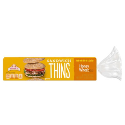 Arnold Honey Wheat Sandwich Thins - 12 Oz - Image 2