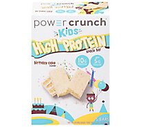 Power Crunch Kids Snack Protein Birthday Cake 5 Count Pack - 5-1.13 Oz
