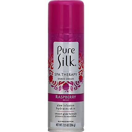 Pure Silk Shave Cream Raspberry Mist - 7.25 Oz - Image 2