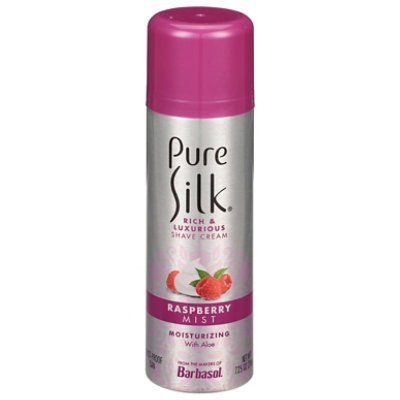 Pure Silk Shave Cream Raspberry Mist - 7.25 Oz - Image 1