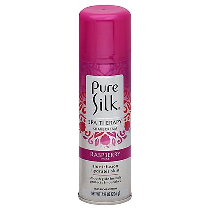 Pure Silk Shave Cream Raspberry Mist - 7.25 Oz - Image 1