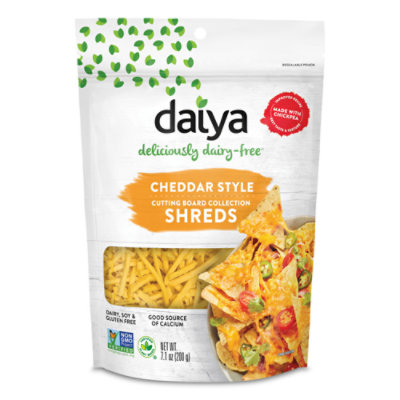 Daiya Dairy Free Cutting Board Cheddar Style Vegan Cheese Shreds - 7.1 Oz